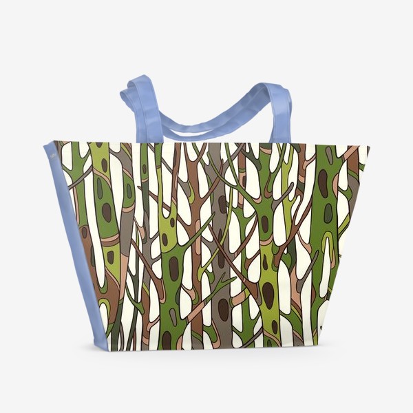 Пляжная сумка «Таинственный лес»