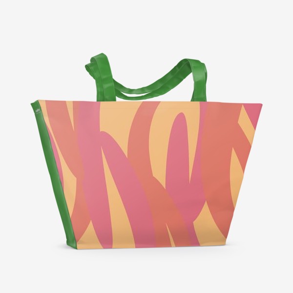 Пляжная сумка &laquo;яркий тропический абстрактный фон&raquo;