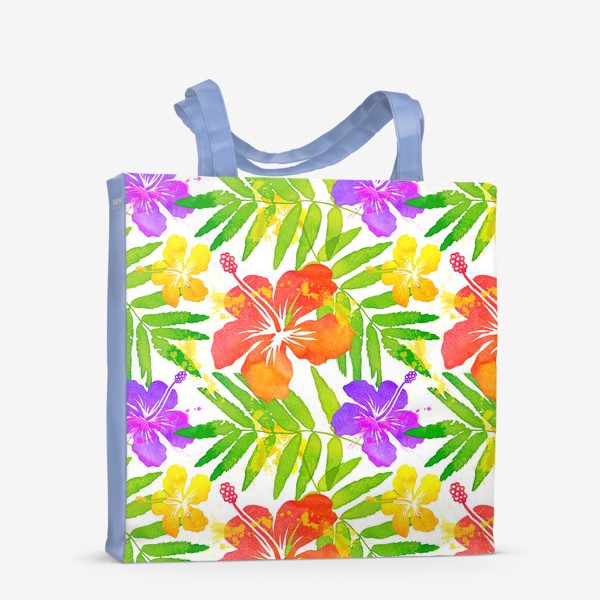 Сумка-шоппер «Тропические цветы»