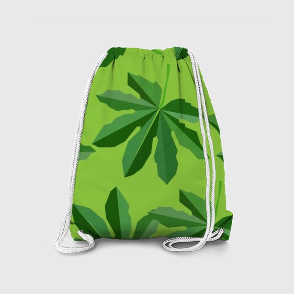 Рюкзак «Autumn leaves low poly style»