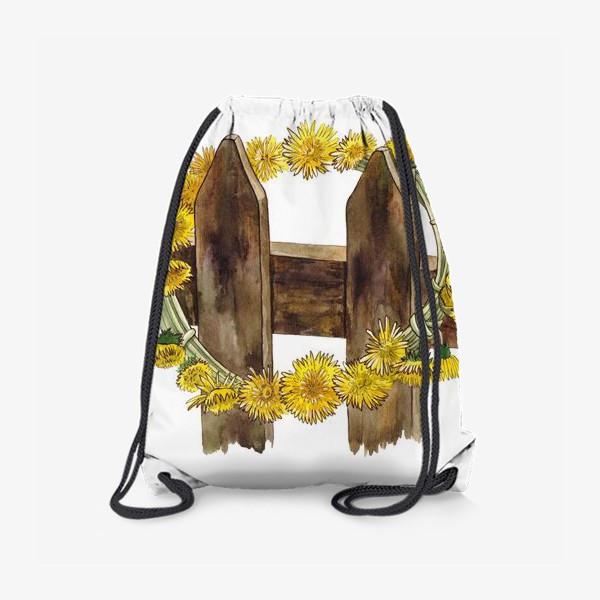 Рюкзак «Желтые одуванчики (Венок)»