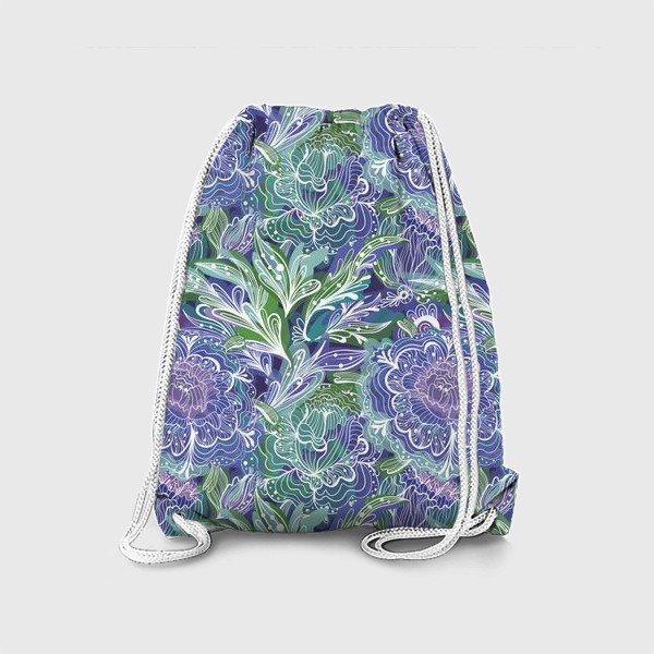 Рюкзак «Свежий летний цветочный орнамент»