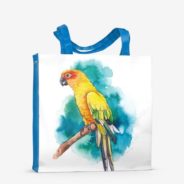 Сумка-шоппер «Птица Желтый Попугай»
