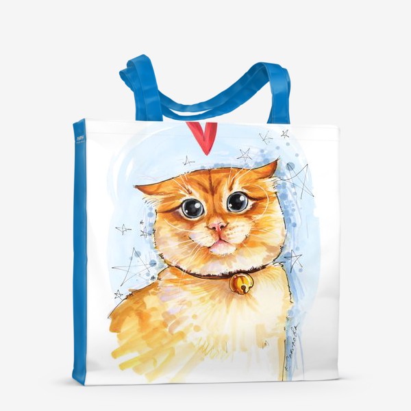 Сумка-шоппер «Рыжий кот удивлен»