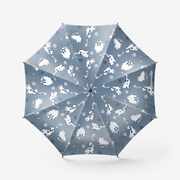 Зонт «Котятки и клубочки»