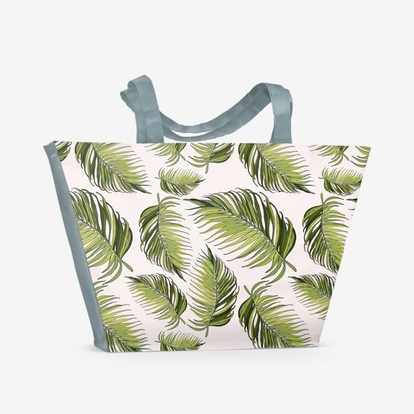 Пляжная сумка «листья пальмы»