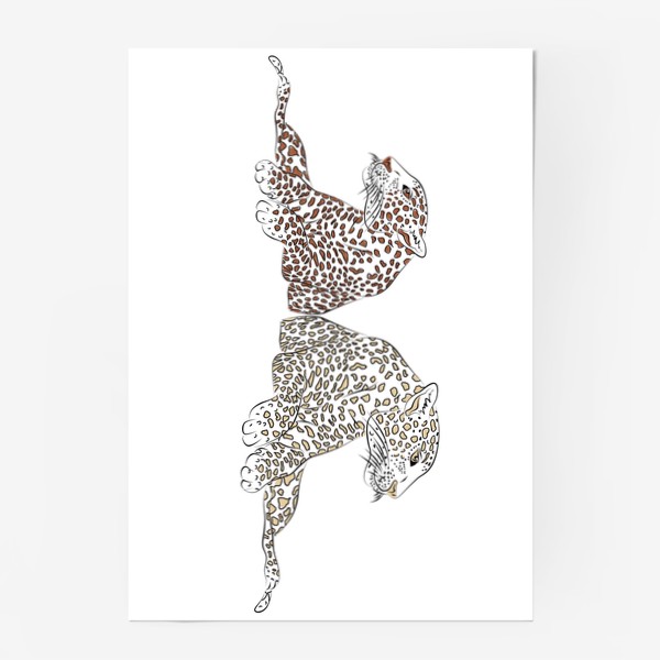 Постер «Два гепарда»