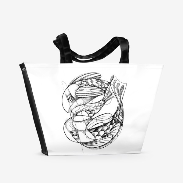 Пляжная сумка «рыбы»