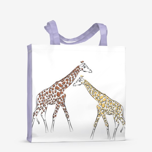 Сумка-шоппер «Два жирафа»