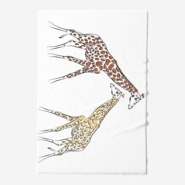 Полотенце «Два жирафа»