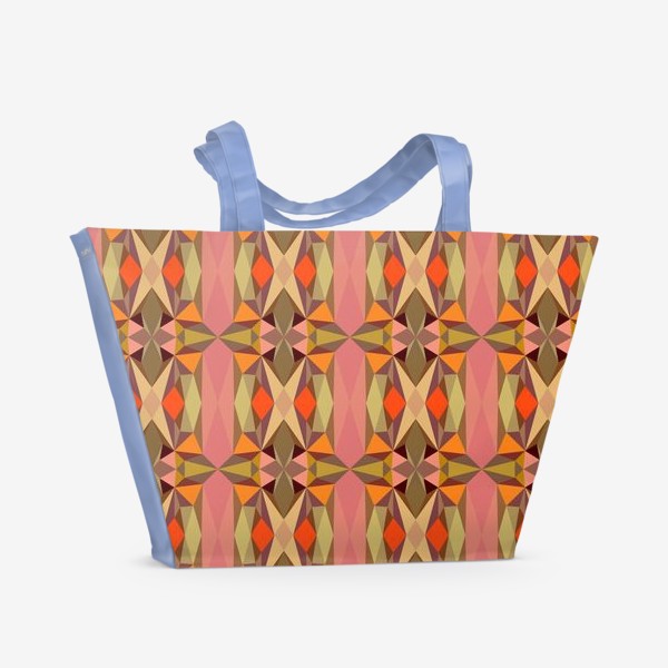 Пляжная сумка «Seamless colourful pattern geometric backgrounds»