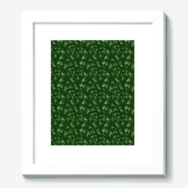 Картина «Природа растения листочки зелень эко паттерн»