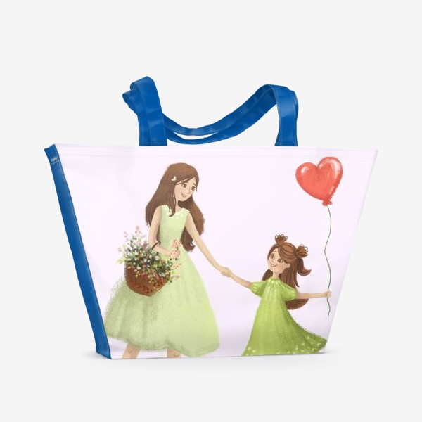 Пляжная сумка «Дочка и мама»