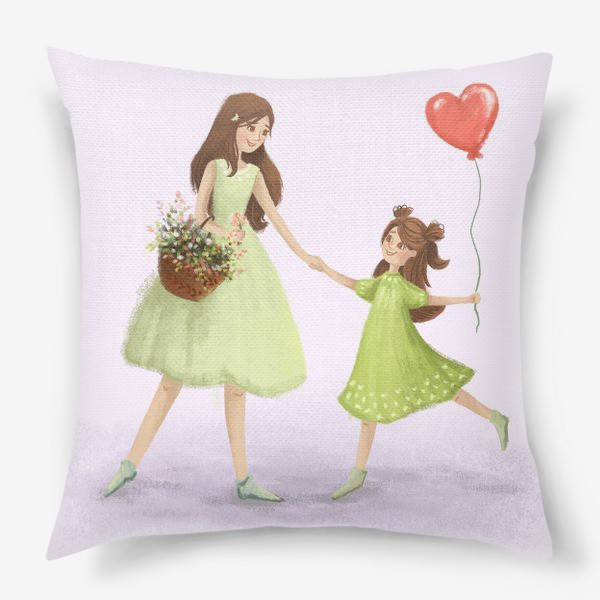 Подушка «Дочка и мама»