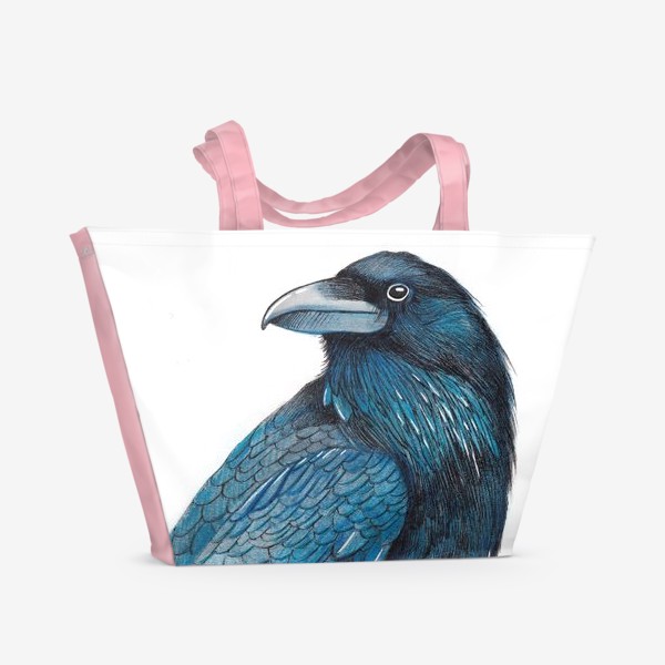 Пляжная сумка «Черный Ворон»
