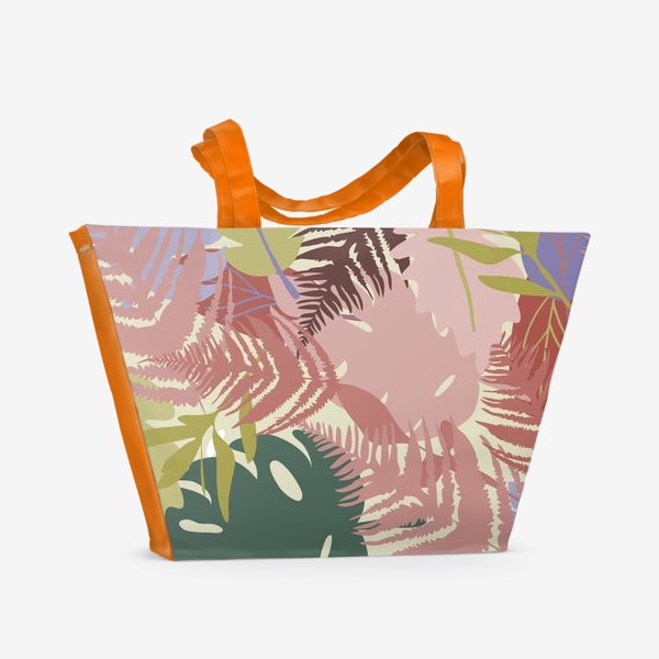 Пляжная сумка &laquo;листья&raquo;