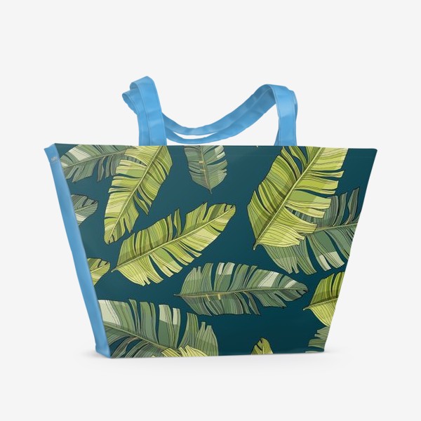 Пляжная сумка &laquo;пальмовые листья&raquo;