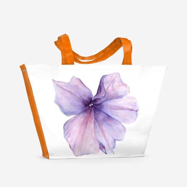Пляжная сумка &laquo;Цветок ипомеи&raquo;