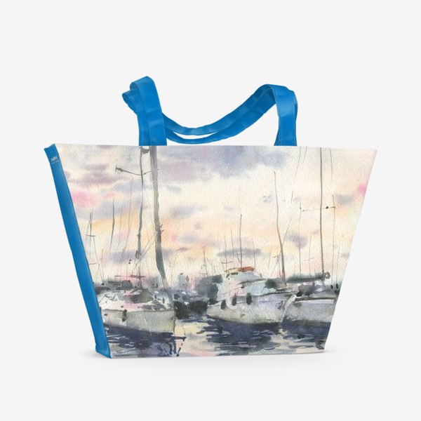 Пляжная сумка «В порту»