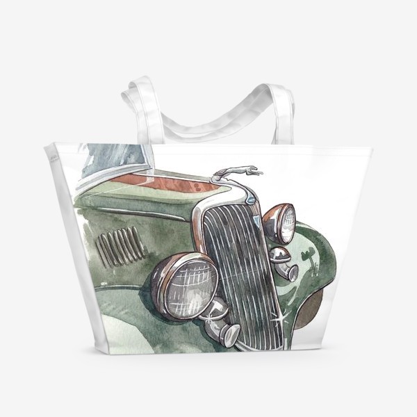 Пляжная сумка «Ретро Авто»