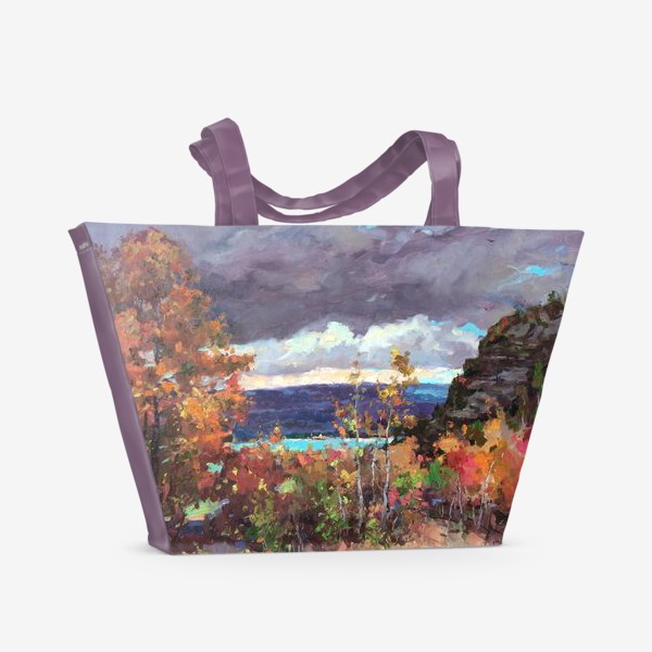 Пляжная сумка «Наступила осень»