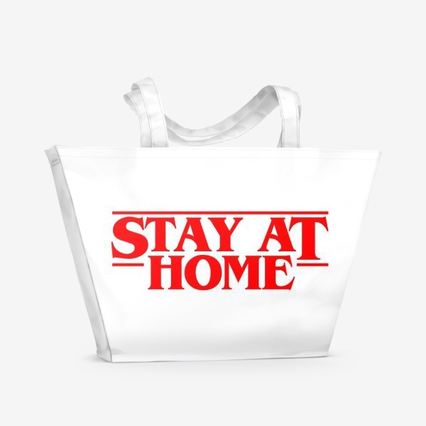 Пляжная сумка «stay at home»