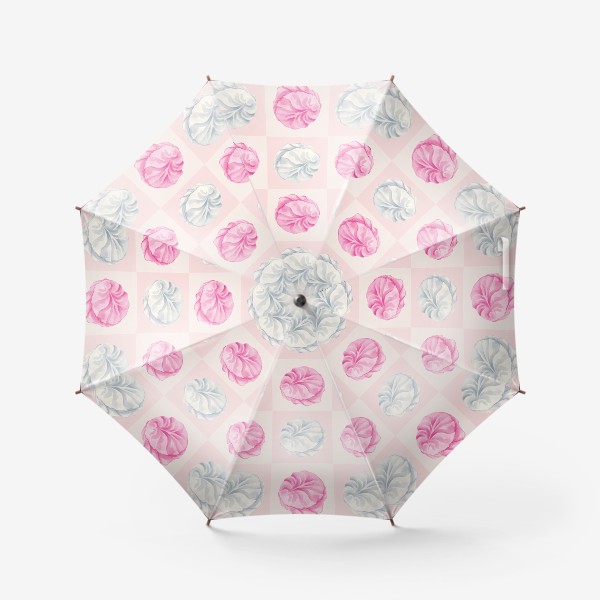 Зонт «Зефир бело-розовый»