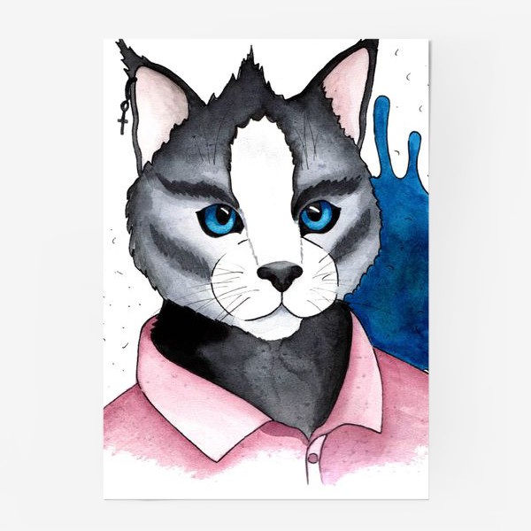 Постер «Кот на стиле»