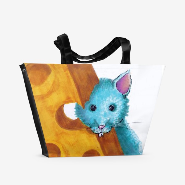 Пляжная сумка «Мышка и сыр»