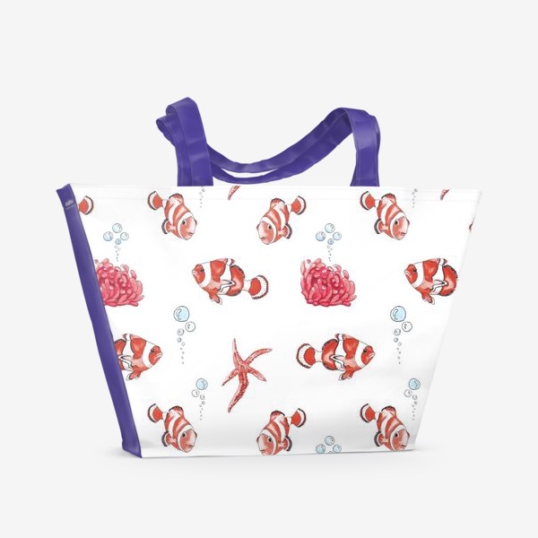 Пляжная сумка «Рыба клоун»