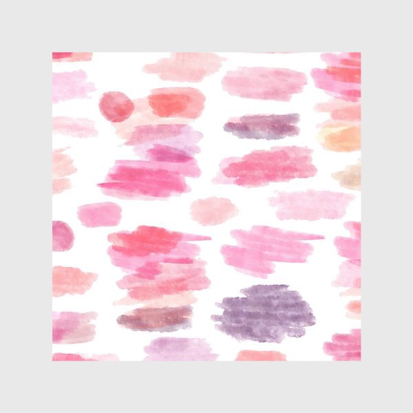 Шторы «Pink Clouds Розовые облака Seamless Pattern Бесшовный орнамент»