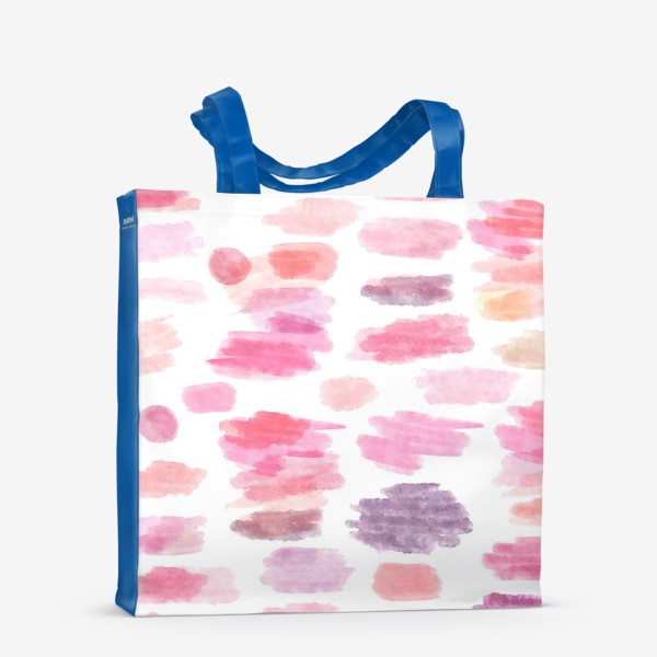 Сумка-шоппер «Pink Clouds Розовые облака Seamless Pattern Бесшовный орнамент»