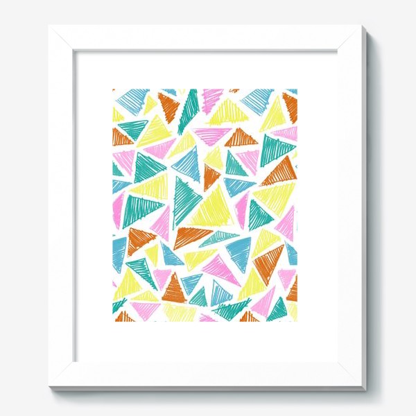 Картина «Цветные треугольники»