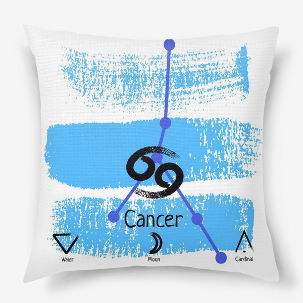 Подушка «Знак зодиака рак»