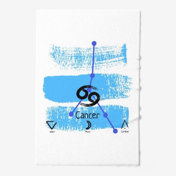 Полотенце «Знак зодиака рак»