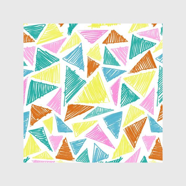 Шторы &laquo;Цветные треугольники&raquo;