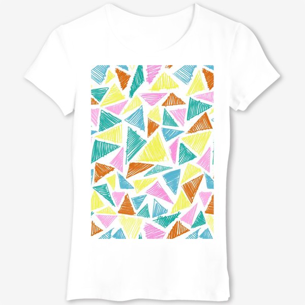 Футболка «Цветные треугольники»