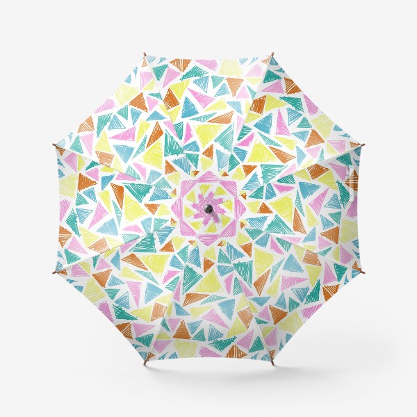 Зонт «Цветные треугольники»