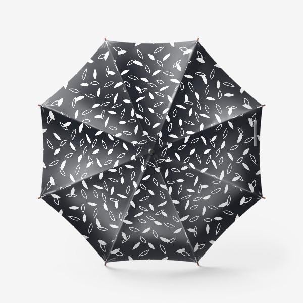 Зонт «Белые листья»