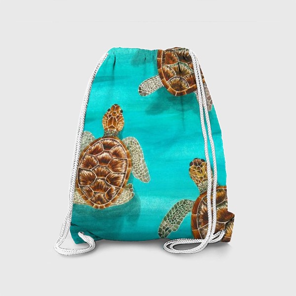 Рюкзак «Плывущие морские черепахи»