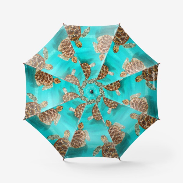 Зонт &laquo;Плывущие морские черепахи&raquo;