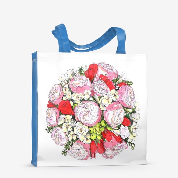 Сумка-шоппер «Букет цветов»