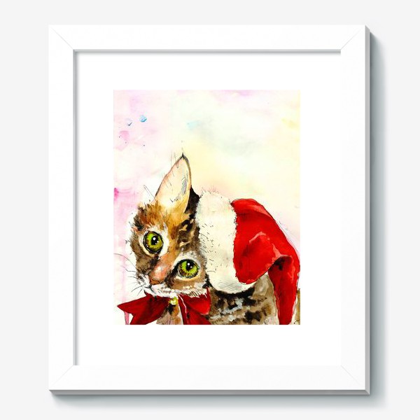Картина &laquo;Новогодний котенок&raquo;