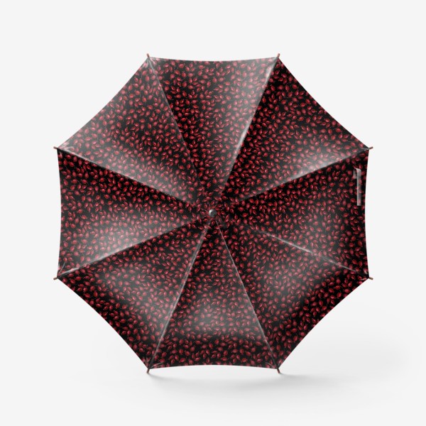 Зонт «Паттерн ягодки шиповника»