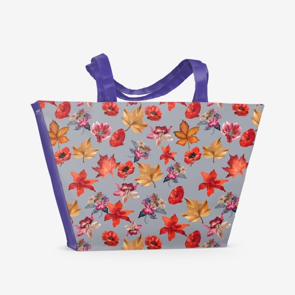 Пляжная сумка «Иллюзия цветов»