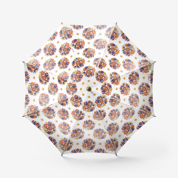 Зонт «Букеты цветов в скандинавском стиле»