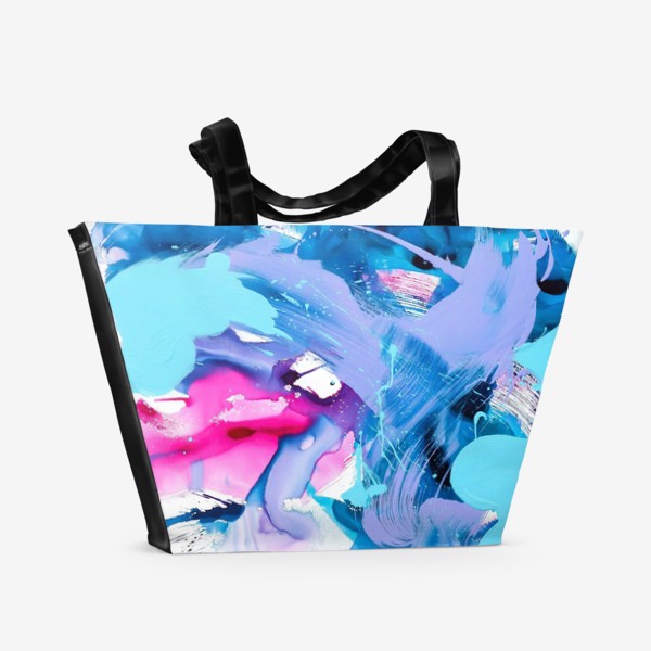 Пляжная сумка «Сиреневый взрыв»