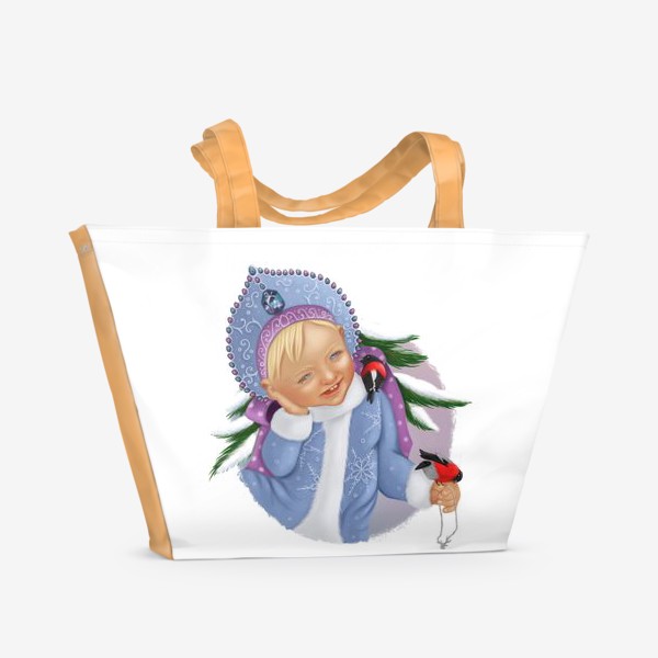 Пляжная сумка «Снегурочка»