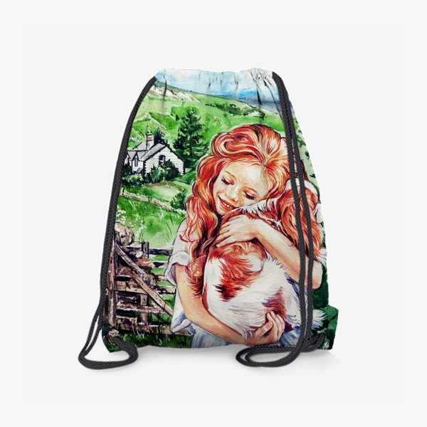 Рюкзак «девочка с собачкой»