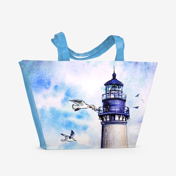 Пляжная сумка «Вечерний маяк»